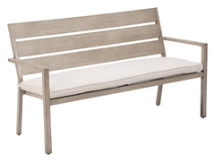 Reefline Gray Outdoor Bench (Set of 2) - Ornate Home