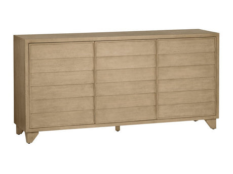 Reese Tan Three-Door Sideboard - Ornate Home