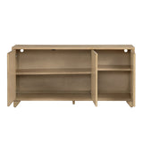 Reese Tan Three-Door Sideboard - Ornate Home