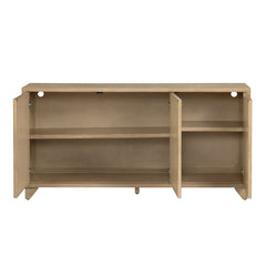 Reese Tan Three-Door Sideboard - Ornate Home