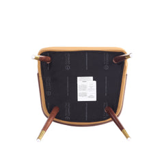 Reeva Dining Chair in Walnut and Camal - Ornate Home