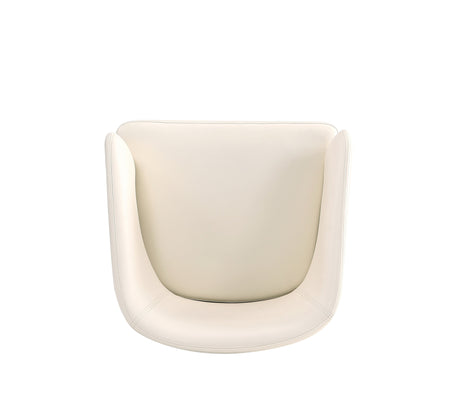 Reeva Dining Chair in Walnut and Cream - Ornate Home