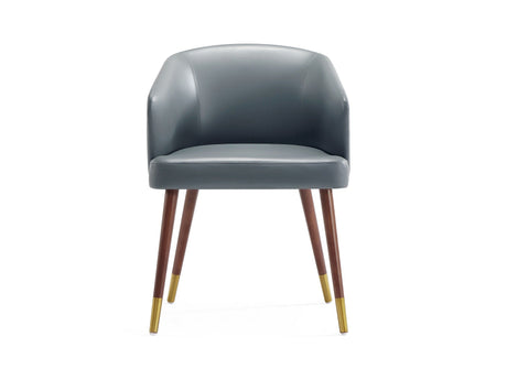 Reeva Dining Chair in Walnut and Graphite Grey - Ornate Home