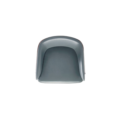 Reeva Dining Chair in Walnut and Graphite Grey - Ornate Home