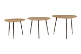 Reeves Natural Nesting Table (Set of 3) - Ornate Home