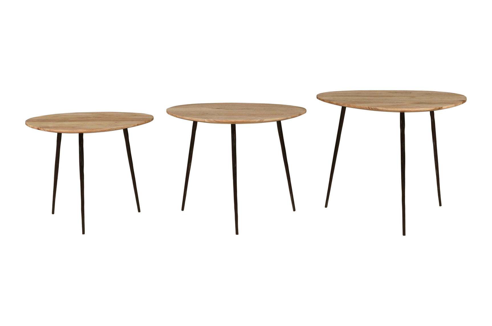 Reeves Natural Nesting Table (Set of 3) - Ornate Home