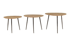 Reeves Natural Nesting Table (Set of 3) - Ornate Home