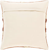 Reeves Orange Diamond Textured Throw Pillow - Ornate Home