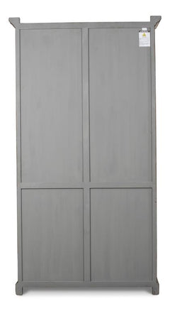 Refined Arches Brown Tall Bookcase - Ornate Home