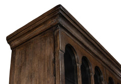 Refined Arches Brown Tall Bookcase - Ornate Home
