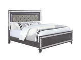 Refino 5-Piece Gray Panel Bedroom Set - Ornate Home
