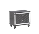 Refino 5-Piece Gray Panel Bedroom Set - Ornate Home