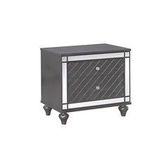 Refino 5-Piece Gray Panel Bedroom Set - Ornate Home