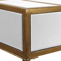 Reflect Gold Mirrored Console Table - Ornate Home