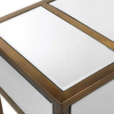 Reflect Gold Mirrored Console Table - Ornate Home