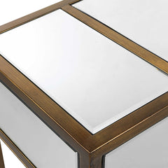 Reflect Gold Mirrored Console Table - Ornate Home