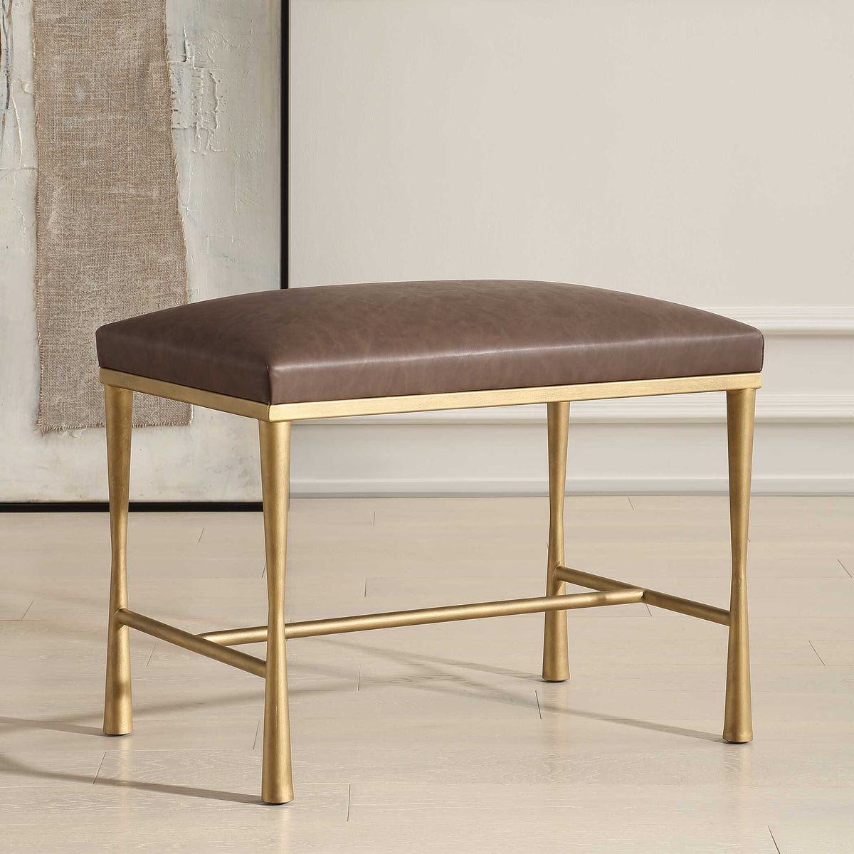 Reform Gold Small Bench - Ornate Home