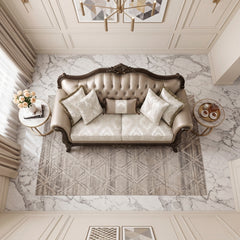 Regal White Sofa - Ornate Home