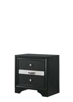 Regata Black Storage Platform Bedroom Set - Ornate Home