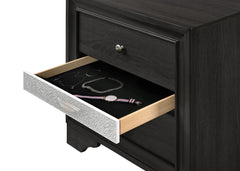 Regata Black Storage Platform Bedroom Set - Ornate Home