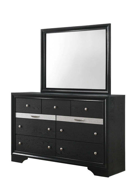 Regata Black Storage Platform Bedroom Sets - Ornate Home