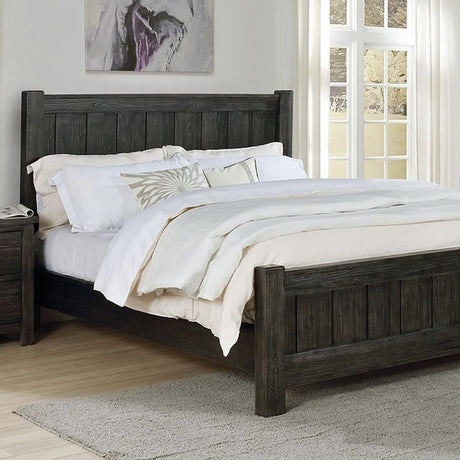 Regensburg Dark Gray Queen Bed - Ornate Home