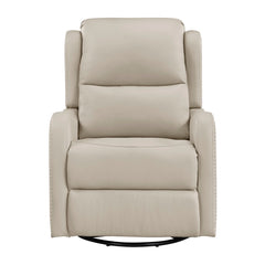 Regent Beige Swivel Glider Reclining Chair - Ornate Home
