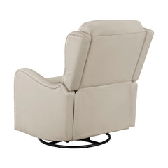 Regent Beige Swivel Glider Reclining Chair - Ornate Home