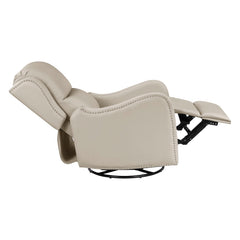 Regent Beige Swivel Glider Reclining Chair - Ornate Home