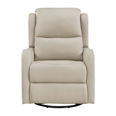 Regent Beige Swivel Glider Reclining Chair - Ornate Home