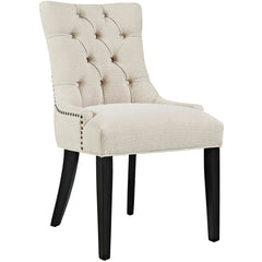 Regent Beige Tufted Fabric Dining Chair - Ornate Home