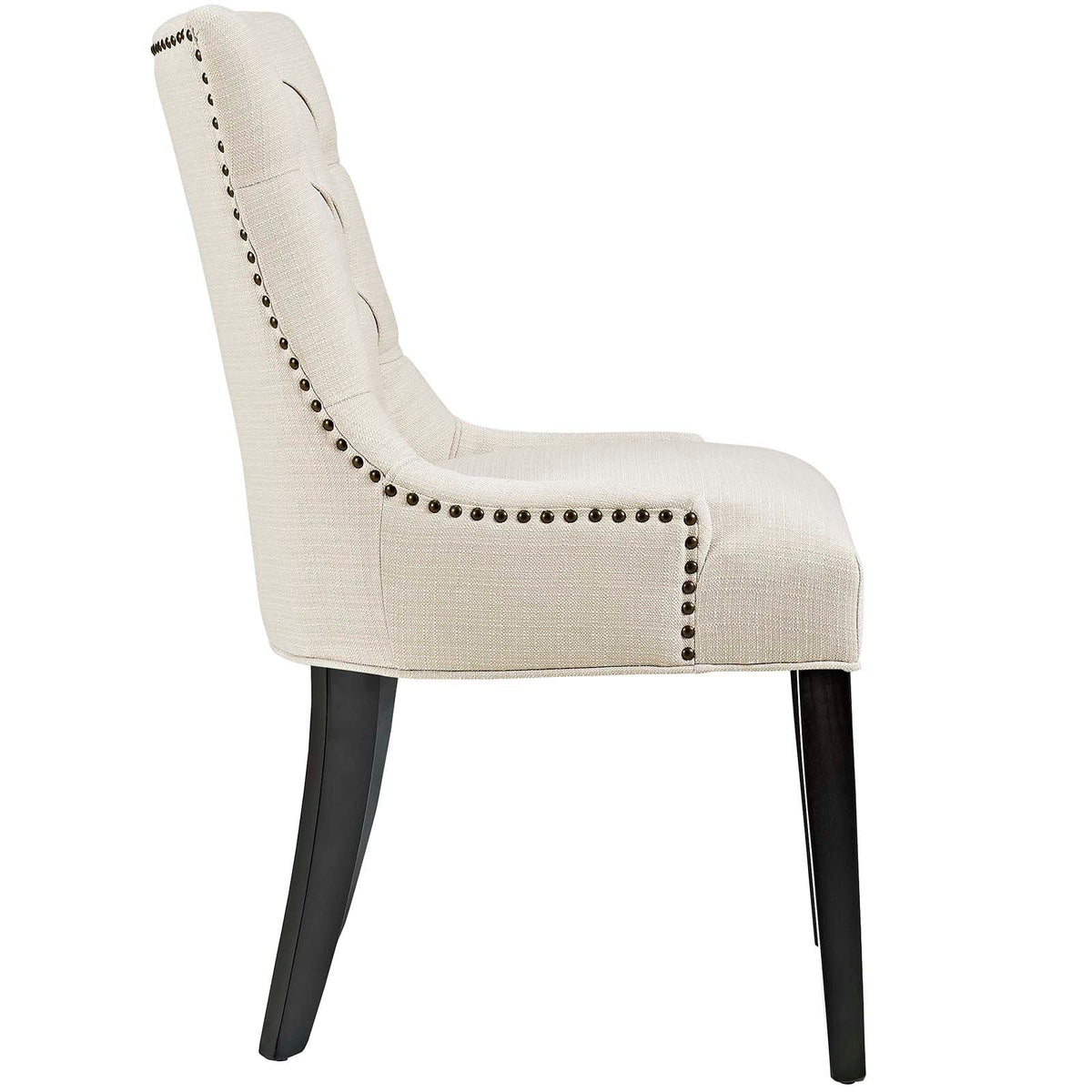 Regent Beige Tufted Fabric Dining Chair - Ornate Home