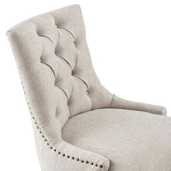 Regent Black/Beige Tufted Fabric Office Chair - Ornate Home