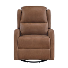 Regent Brown Swivel Glider Reclining Chair - Ornate Home