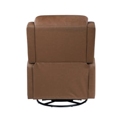 Regent Brown Swivel Glider Reclining Chair - Ornate Home