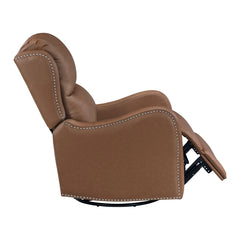 Regent Brown Swivel Glider Reclining Chair - Ornate Home