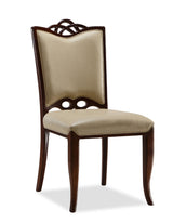 Regent Dining Chair (Set of Two) in Cream and Walnut - Ornate Home