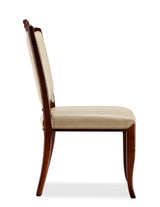 Regent Dining Chair (Set of Two) in Cream and Walnut - Ornate Home