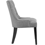 Regent Light Gray Tufted Fabric Dining Chair - Ornate Home