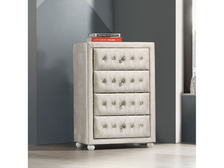 Reggie Beige Chest - Ornate Home