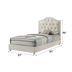 Reggie Beige Full Bed - Ornate Home