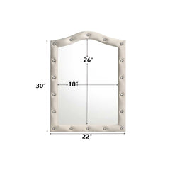Reggie Beige Mirror - Ornate Home
