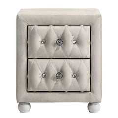 Reggie Beige Nightstand - Ornate Home