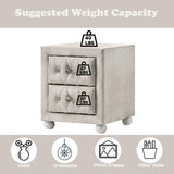 Reggie Beige Nightstand - Ornate Home