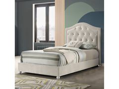 Reggie Beige Twin Bed - Ornate Home
