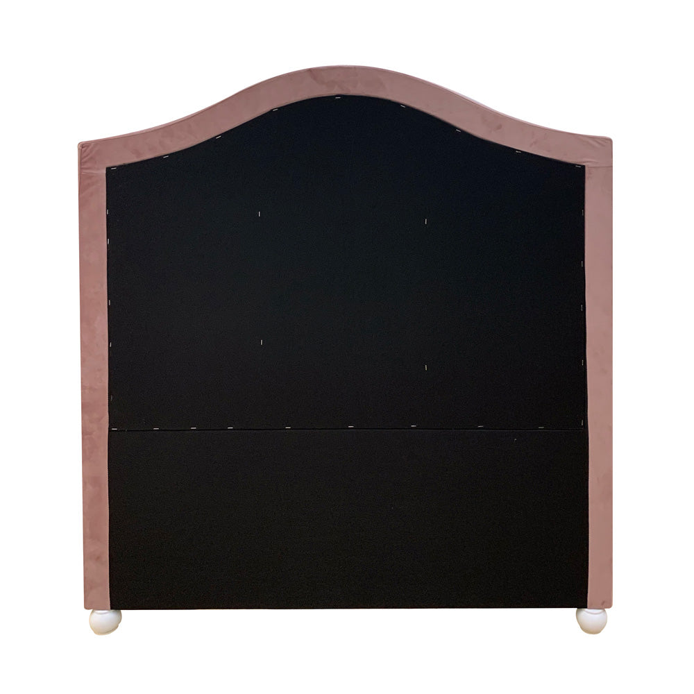 Reggie Pink Fabric Twin Bed - Ornate Home