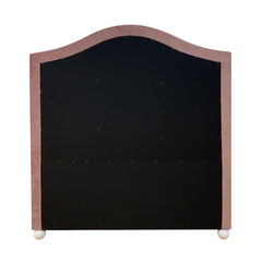 Reggie Pink Fabric Twin Bed - Ornate Home