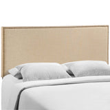 Region Cafe Nailhead Upholstered Queen Headboard - Ornate Home