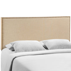 Region Cafe Nailhead Upholstered Queen Headboard - Ornate Home
