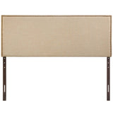 Region Cafe Nailhead Upholstered Queen Headboard - Ornate Home